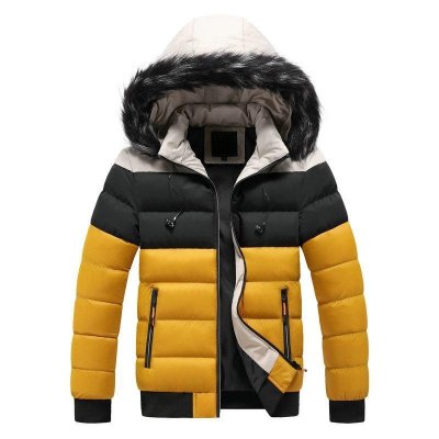 Winter Parkas Men Fur Warm Thick Cotton Multi pocket Hooded Jackets Mens Casual Fashion Windbreaker Coats Hip Hop Men Overcoat