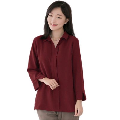 Plus Size Woman Casual Chiffon Blouse Shirt Long Sleeve Clothing Loose Women Tops and Blouses 5Xl 6XL Feminina Blusas